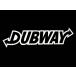 �X�e�b�J�[ DUBWAY �z���C�g �� �o�C�N �f�J�[�� �V�[�� �]�� �J�b�e�B���O�X�e�b�J�[ �p���f�B �_�u DUB ���S �������낢 �A�����J �G��