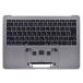 MacBook Pro 2016 2017 13inch A1708 клавиатура японский язык аккумулятор подставка palm rest top case б/у Space серый ремонт детали замена 