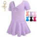 [Aigoda] ballet Leotard 6 color child adult Kids Junior skirt attaching rhythmic sports gymnastics practice put on presentation snap attaching lady's 