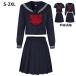 [ cosplay Hori k] sailor suit cosplay white black navy blue classical cloth long sleeve uniform school uniform JK woman height raw large size Halloween 