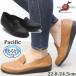  made in Japan lady's slip-on shoes wide width 4E Pacific Pacific cutter Loafer super light weight hallux valgus No.396