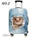  чемодан покрытие Denim модный симпатичный bru собака собака кошка дорожная сумка покрытие эластичный модный путешествие сопутствующие товары багажник загрязнения царапина противоугонное защита багаж покрытие 