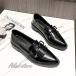  Loafer женщина кожа кожа обувь женская обувь school туфли-лодочки ходить на работу квадратное tu casual надеть обувь ... формальный Англия способ женская обувь 