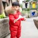  осень-зима baby детский комбинезон пуховик комбинезон Jump костюм фитнес толстый защищающий от холода пуховик мужчина девочка празднование рождения детская одежда подлинный товар. down 