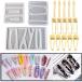  resin mold barrette UV resin type hairpin 3 kind hair klip mold 15 piece metal fittings clip attaching 