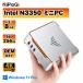 NiPoGi Mini pc Intel N3350 максимальный 2.4Hz mini pc Windows11 Pro 8GB+256GB SSD (2TB расширение возможность ) маленький размер супер-легкий Mini персональный компьютер изобилие . интерфейс (GK3-3350-8256)