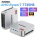 2026 новый товар Mini PC[AMD R7 7735HS 24GB+512GB LPDDR5] максимальный 4.75GHz Mini PC Win11Pro 3 экран мощность 2.5Gbps WiFi6ge-mingpc