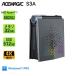ACEMAGIC Mini PC высокая эффективность AMD Ryzen7 5825U 32GB DDR4 512GB SSD PCIE3.0 mini pc 8C/16T/ максимальный 4.5GHz высокая скорость ...4K@60Hz Type-C+HDMI+DP 3 экран мощность 