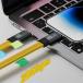 USB 3.2 Type C �t���L�V�u���P�[�u�� 8K60hz �r�f�I�T�|�[�g 20Gbps �Z�� �g�� �ڑ�����у��o�C���f�o�C�X�p�̐v���ȃf�[�^�]�� 20cm 50cm �֘A�摜4
