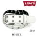  белый Levi's 6911 двойной булавка ремень кожзаменитель ширина 4 мужской женский 