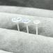 �s�A�X �C�������O ���f�B�[�X �����A�����M�[�Ή� �j�b�P���t���[ �V���R�� 1�� �ꗱ 3mm 4mm 5mm 6mm �����p �X�^�b�h�s�A�X �t�@�[�X�g�s�A�X �V���v�� �֘A�摜3