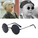  солнцезащитные очки детский круг линзы чёрный линзы очки женский мужской Kids меньше симпатичный модный модный предмет Trend очки UV cut 