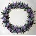  purple . light blue .... color tone. dry flower lease gift present birthday extra-large size 