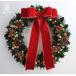  red ribbon. Christmas wreath large size osmanthus heterophyllus. leaf . tree. real birthday opening festival moving festival 