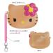  Sanrio герой z Hello Kitty / пружина имеется чехол для пропуска IC футляр для карточек чехол для проездного билета выгоревший на солнце участок девушка гибискус CR-131320/k Lux 
