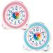 SEIKO Seiko / интеллектуальное развитие часы глаз ... часы кварц электронный звук bell звук громкость настройка acid -p секунд игла продолжение секунд игла с подсветкой Kids ребенок входить ./ незначительный розовый KR524P/ незначительный синий KR524L