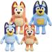 �f�B�Y�j�[�W���j�A Bluey �u���[�C �q�[���[�t�@�~���[ �ʂ������4�̃Z�b�g/Moose Toys/��������/�N���X�}�X/�a����/�t�B�M���A/�L�����N�^�[