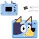 [ekids Bluey] голубой i Kids цифровая камера видео видеозапись . встроенный цифровой стикер есть /SD карта есть / цифровая камера / Kids камера / Movie 