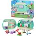 Peppa Pigpepapig Caravan Play комплект фигурка 3 body, аксессуары 6 шт. / кемпер / ребенок игрушка / игрушка / Рождество / день рождения 