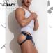 THE PACK CRUSH Jock защита паха мужской Denim голубой хлопок стрейч кожаный салон chi( нижнее белье только )