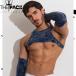 THE PACK CRUSH Crop Top черный p верх мужской Denim блюз цветный woshu soft ткань движение спортивный 