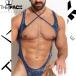 THE PACK CRUSH Bodice корпус s мужской корпус одежда Denim голубой хлопок стрейч страстность One-piece пляж party 