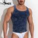 THE PACK CRUSH Tank Top майка мужской Denim блюз цветный woshu хлопок 95% стрейч Fit SS26