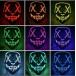 [ специальная цена ] Halloween маска маска костюмированная игра ужасы маска neon маска LED illumination костюмная одежда маскарадный костюм менять оборудование светится маска маска 