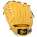 GPji-pi- бейсбол перчатка детский желтый цвет мягкий мяч имеется левый бросание 8 дюймовый 