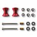 TAGATORON(tagato long )9-8mm 2 уровень aluminium ролик комплект 2. красный 