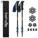 TheFitLife треккинг paul (pole) карбоновый альпинизм stock легкий 57-120cm эластичный ходьба paul (pole) ходьба палка 2 шт se