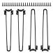  складной ножек 4PCS стол ножек 42CM складной стол ножек черный матирующий мебель ножек DIY металлические принадлежности низкий стол для винт имеется 