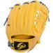 GPji-pi- бейсбол перчатка детский желтый цвет мягкий мяч имеется правый бросание 9 дюймовый 