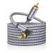 SOUNDFAM 90 раз RCA кабель сабвуфер для кабель прямой угол цифровой такой же ось RCA кабель мужской - мужской видео аудио кабель золотой me