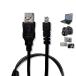 EXLEAD Nikon �j�R�� USB �P�[�u�� UC-E6 UC-E16 UC-E17 �݊��i 8�s�� USB�ڑ��P�[�u�� 1.5��
