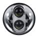 Ranzek 5-3 / 4 5.75 дюймовый k Lee LED проектор для мотоцикла дальний свет передняя фара ( хром )