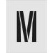 IM( I Mark ) stencil M знак размер 250×125mm ASTM250125