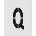 IM( I Mark ) stencil Q знак размер 250×125mm ASTQ250125
