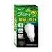 NEC 電球形蛍光ランプ A形 コスモボール 昼白色 60W相当タイプ 口金E26 EFA15EN/12-C5