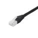  Buffalo BUFFALO ушко. поломка нет LAN кабель категория 6a распорка обычный модель черный BSLS6ANU30BK