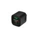  б/у нераспечатанный товар MICRODIA микро tiaSmartCube Nano 35w PD GaN wall charger черный USB-C &amp; USB-A порт установка 