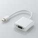 [ELECOM]MiniDisplayPort( мужской ) - VGA(D-sub15pin/ женский ) изменение адаптер [AD-MDPVGAWH]