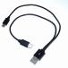 SSA Type-C/microUSB 2Խť֥ 20cm SU2-DU20CMBK