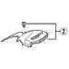 [ почтовая доставка выбор возможно ] Shimano Y6J398030 сверху покрытие &amp; фиксация болт M3×5mm SHIMANO