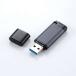 [ почтовая доставка выбор возможно ] Elecom MF-RCU3256GBK USB память USB3.2(Gen1) Type-A колпак тип aluminium материалы 256GB черный 