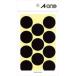 [ почтовая доставка выбор возможно ] A-one 7239 цвет этикетка круглый 30mmΦ чёрный 