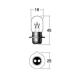 M&amp;H 1P2015 �m�[�}���o���u �w�b�h�L���E 12V30/30W �N���A