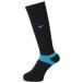 [ стоимость доставки 290 иен ] Mizuno длинный носки черный × Diva голубой Mizuno V2MX800792
