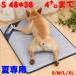 6/18再再入荷 ペット用ベッド 犬猫兼用 マット 子猫 冷感藤編素材編み安眠 夏用 滑り止め ひんやり 小型 中型 大型犬用 柴犬 スポンジ 涼しい席 【S】48*38cm