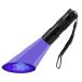 �u���b�N���C�g UV ���O�����C�g 12LED �����d�� �n���f�B���C�g �u���b�N �V���o�[ �d�r�� ���d�r ����m�F ���^ �u�� �y�� �~�j �Ў� �T�C�Y �A�j�T�L�X �֘A�摜4